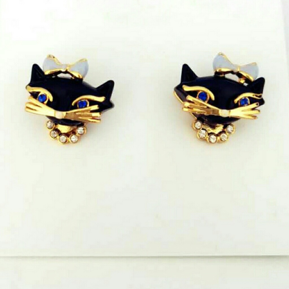 Kate spade jazz things up cat earrings - Picture 3 of 3